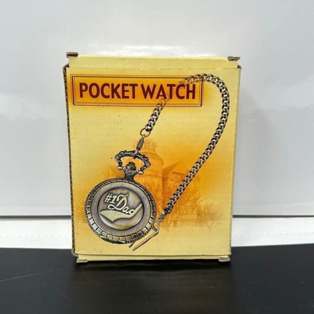 #1 Dad pocket watch